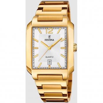 Reloj Festina F20678/2 On The Square de acero dorado