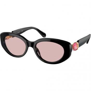 Swarovski SK6002 Women's Sunglasses Black Size 53 Col. 1001/5 Donna Rotonda Nero