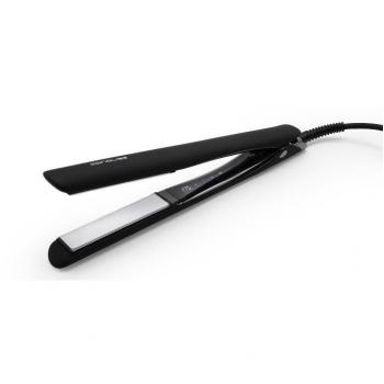 CORIOLISS C5 BLACK CHROME Plancha de pelo Profesional TITANIO con placas de titanio, temperatura ajustable, diseño ergonómico y acabado en negro cromado