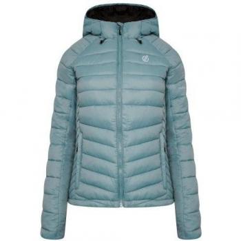 Dare 2B - Chaqueta Acolchada Deter para Mujer, chaqueta acolchada reciclada, diseño ligero, resistente al agua, aislante térmico, transpirable, con capucha ajustable y múltiples bolsillos