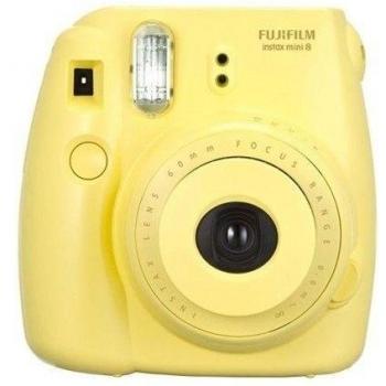 Camara FUJIFILM INSTAX 8 AMARILLA KIT SELFIE