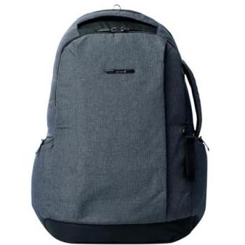 Mochila Totto Hexa XL para Ordenador Portátil 15.4, Capacidad 27L, Color Asfalto, Ergonómica con 3 Compartimentos y Bolsillo para Botella
