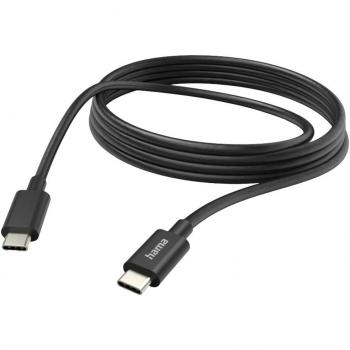 Cable USB-C a USB-C 3 m Negro USB 2.0 Hama
