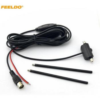 Antena activa IEC para coche con amplificador integrado para TV digital - FD-911