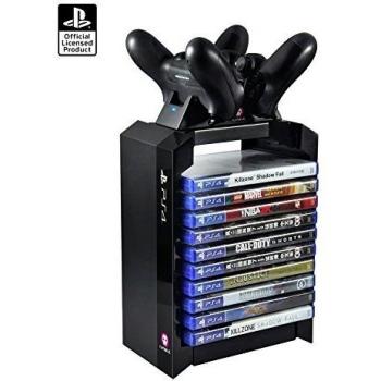 PS4 Games Tower + Ladestation Eu Version Offiziell Playstation Lizensiert [Importación Alemana]