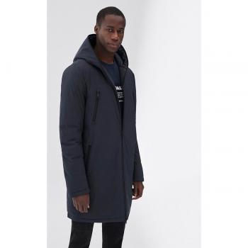 Ecoalf Men's Sustainable Blue Hooded Jacket