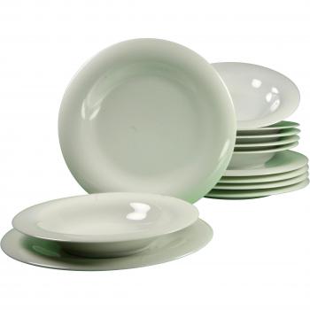 Creatable - Vajilla (12 piezas), color blanco