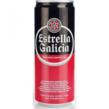 Cerveza Estrella Galicia Rubia Lata 33cl Pack de 24