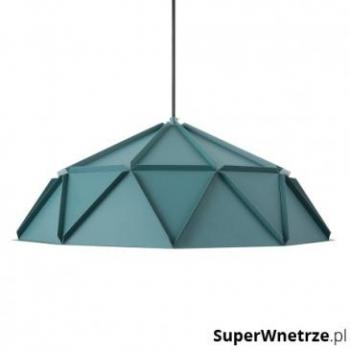 Lámpara colgante moderna de metal turquesa 120 cm con diseño geométrico Senia