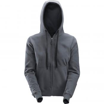 Snickers Women's Full Zip Hoodie - Steel Grey/Navy, Size 2XL/S