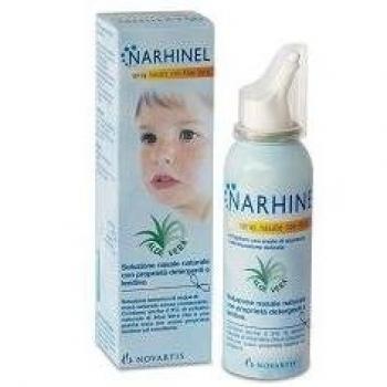 Spray Nasal Narhinel con Aloe Vera 100 ml - Solución Salina para la Higiene Nasal y Alivio de Irritaciones