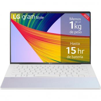 Portátil LG 14Z90RS-G.AD74B - Portátil LG gram Style con pantalla de 14, Intel® Evo™ Core™ i7-1360P, 32GB RAM, 512GB SSD y Windows 11.