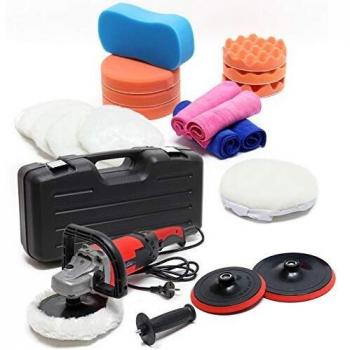 Set de Pulidora y Lijadora 26 Piezas 1500W 3000 rpm con 6 Velocidades