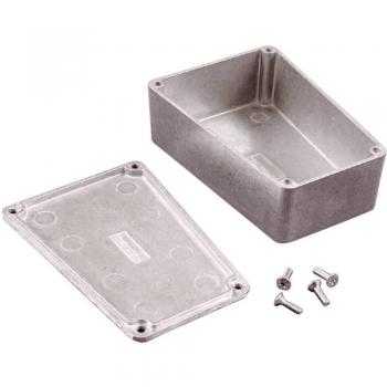 Hammond 1590TRPBBK Black Aluminum Universal Stomp Box Enclosure