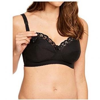 Sujetador flexible de lactancia sin aros Emma-Jane Maternity negro