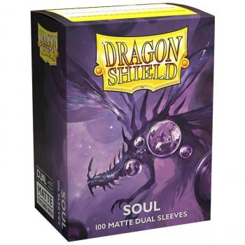 100 Fundas Dragon Shield Matte Metallic Purple / Soul