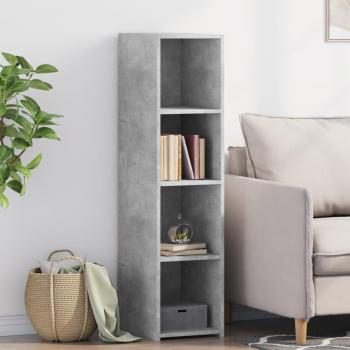 Armario de hormigón gris 30x41x124cm de madera multicapa Vidaxl