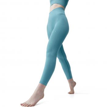 Malla larga Born Living Yoga Yami Seamless Alta Cintura Azul Celeste Mujer - S