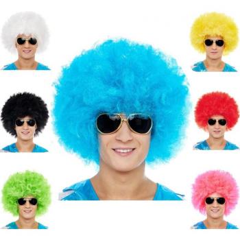 Peluca Afro Extra Grande en Varios Colores
