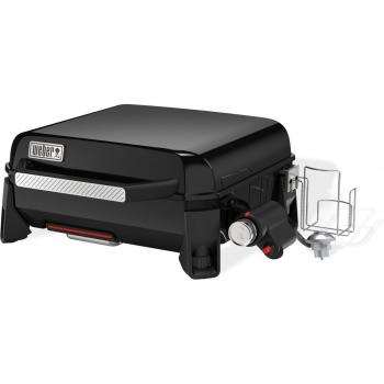 Plancha de gas Weber® Premium Slate GP 43 cm con 1 quemador y 3.5 kW de potencia