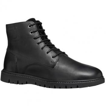 Geox Ghiacciaio Men's Black Ankle Boots Size 41