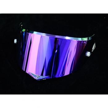 Casco Pista Visera Casco Gafas Lente Pantalla Facial Completa Fotocromática Purple