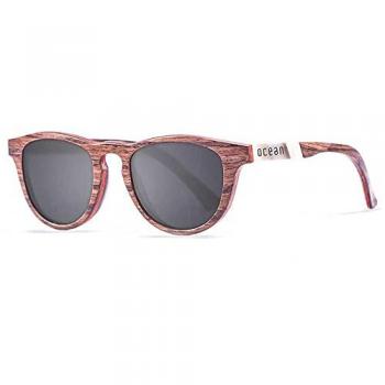 Ocean Sunglasses Gafas de sol Azores, Unisex Adultos, Polarizadas, Madera de Nogal y Turquesa