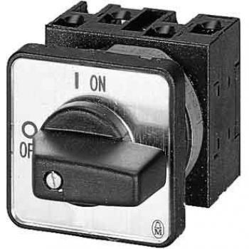 Eaton 1-Pole Off-Load Switch 20A with 7 Positions for Control, White and Black