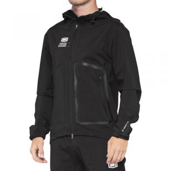 Chaqueta de bicicleta 100% Hydromatic negra brillo - M