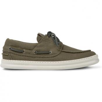 CAMPER Runner - Casual Men's Sneakers - Green, Size 45, Cotton Fabric