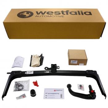Enganche de remolque Westfalia 317105900113 con cableado ampliable para carga Skoda