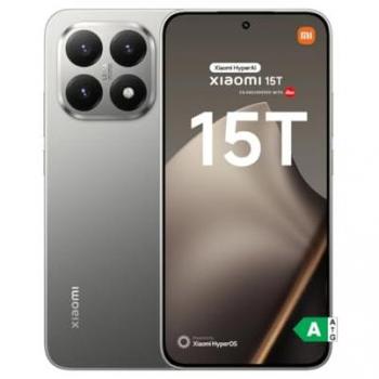 Smartphone Xiaomi 15T Gris 12GB RAM, 256GB ROM, 6.83 AMOLED, Dual SIM, 5G, Cámara Leica 50MP