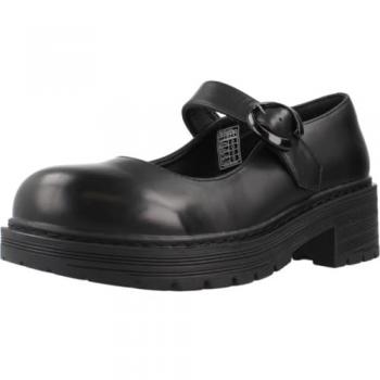 Merceditas de mujer Chika10 Dallas 09 negras con cierre de hebilla, altura de 3 a 5 cm, casual, talla 38
