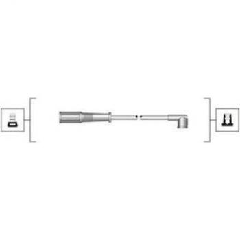 Juego de cables de encendido MAGNETI MARELLI 941319170070