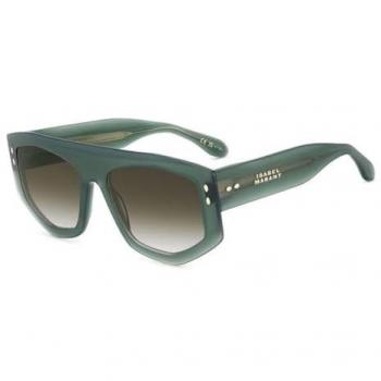 Isabel Marant Rectangular Black/Grey Shaded Sunglasses 56MM