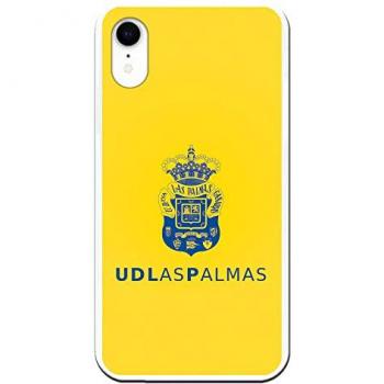 Funda Original Licencia Oficial Las Palmas para iPhone XR - Escudo Azul Fondo Amarillo