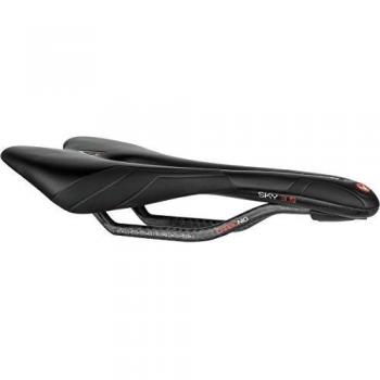 Sillín Astute Sky Carb 3.0, sillín para Bicicleta Unisex Adulto, Negro Mate, único