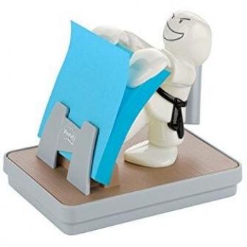 Post-It KD-330 - Dispensador de notas, diseño Karate Kid, con 1 paquete de notas, color blanco