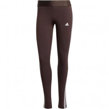 Mallas Ceñidas Adidas Essentials 3 Franjas Mujer Marrón