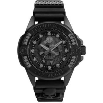 Philipp Plein The Skull Genderless Black Unisex Watch PWNAA0322
