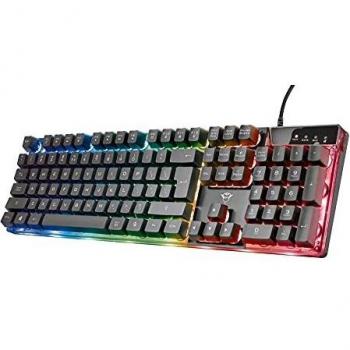 Teclado Gaming Trust GXT 835 Azor QWERTY USB Negro