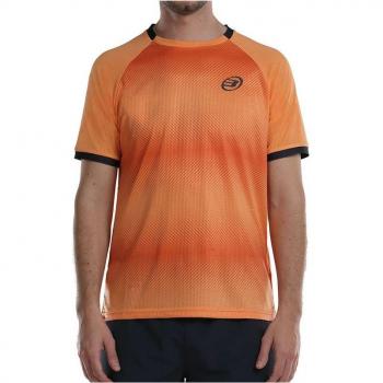 Camiseta de Manga Corta Hombre Bullpadel Actua Naranja