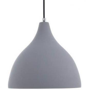 Lámpara de techo gris estilo escandinavo moderno Beliani Lambro con accesorio de hormigón