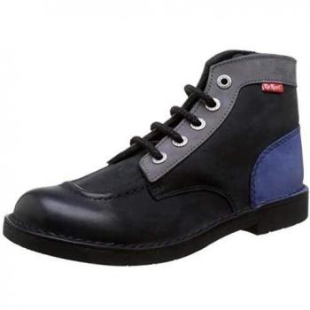 Kickers Kick Col, Botas Clasicas Unisex Adulto, Negro