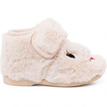 Zapatillas de casa cerradas de niños de pelo suave