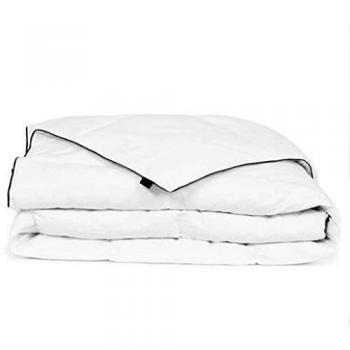 vidaXL Edredón/Colcha de Plumón para Invierno 150x200cm Blanco Ropa Cama Hogar