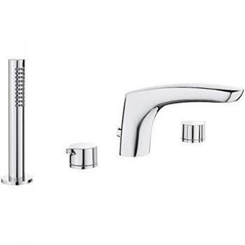 Mezclador bimando Insignia de repisa para baño-ducha
