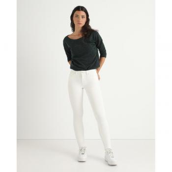 Pantalón vaquero Only Ana blanco skinny de mujer