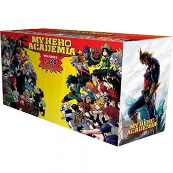 Caja de My Hero Academia Set 1: Incluye volúmenes 1-20 con contenido premium