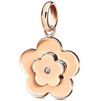 Colgante de mujer de acero de la marca Folli Follie, color oro rosa, 2 centímetros